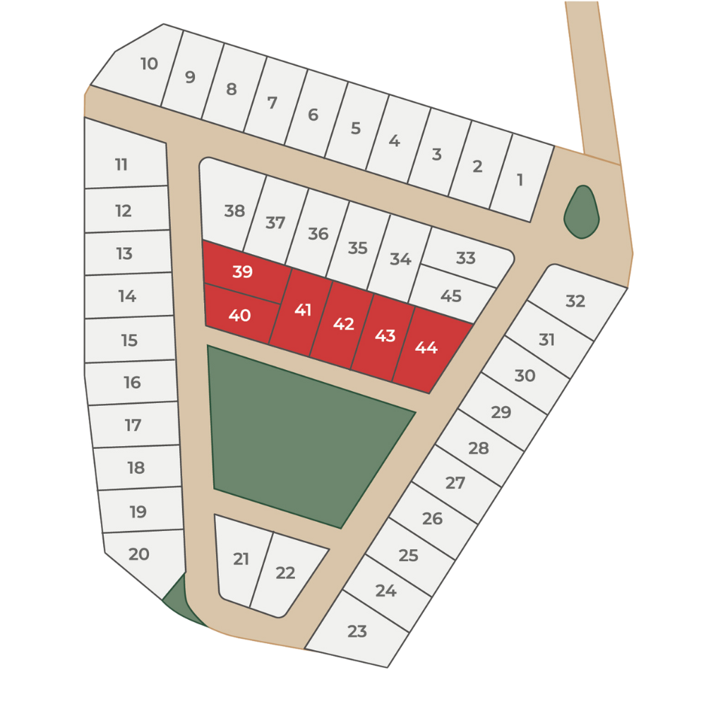 Mapa de terrenos